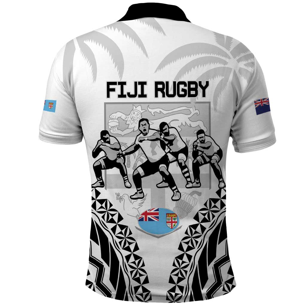 New Zealand And Fiji Tapa Rugby Polo Shirt Haka Dance Mix Cibi Dance Together - Vibe Hoodie Shop