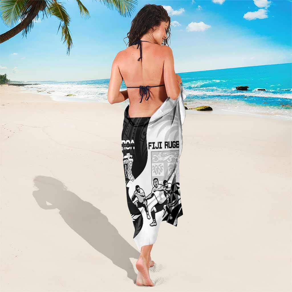 New Zealand And Fiji Tapa Rugby Sarong Haka Dance Mix Cibi Dance Together - Vibe Hoodie Shop