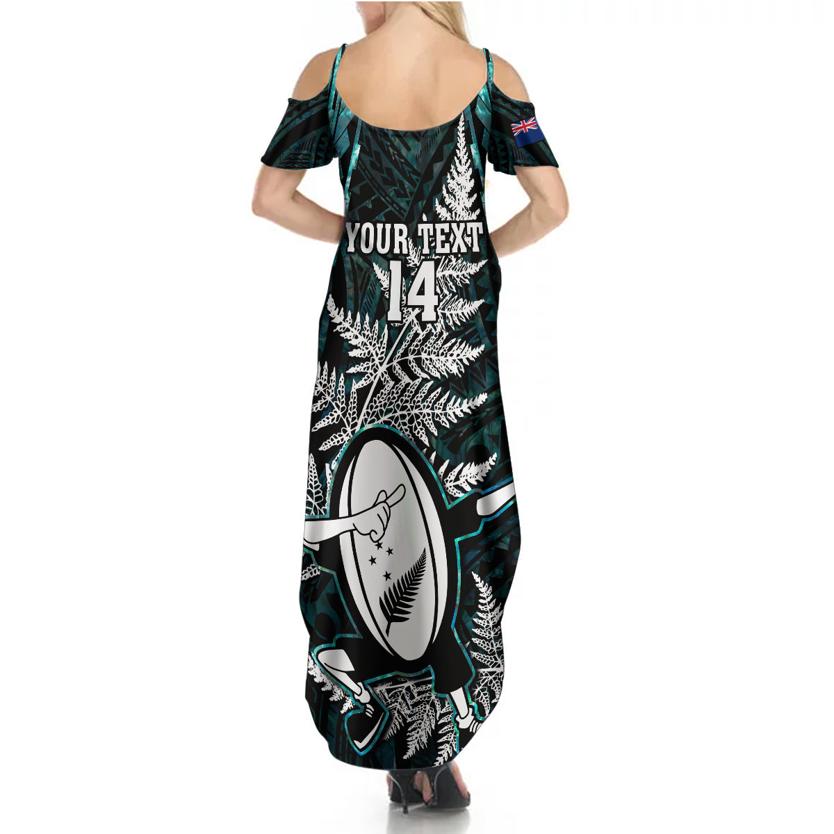 custom-new-zealand-silver-fern-rugby-summer-maxi-dress-aotearoa-all-black-dabbing-ball-with-maori-paua-shell