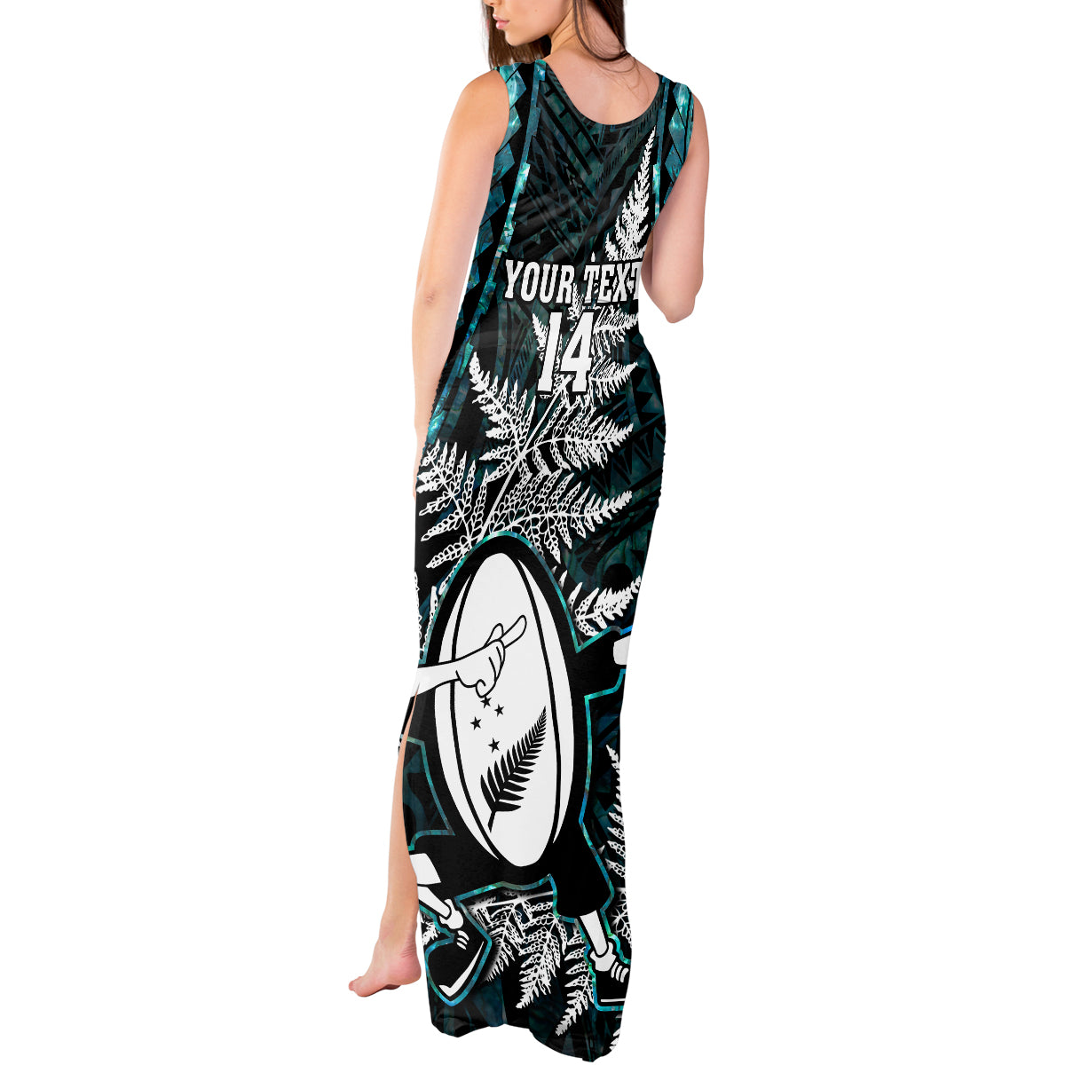 custom-new-zealand-silver-fern-rugby-tank-maxi-dress-aotearoa-all-black-dabbing-ball-with-maori-paua-shell