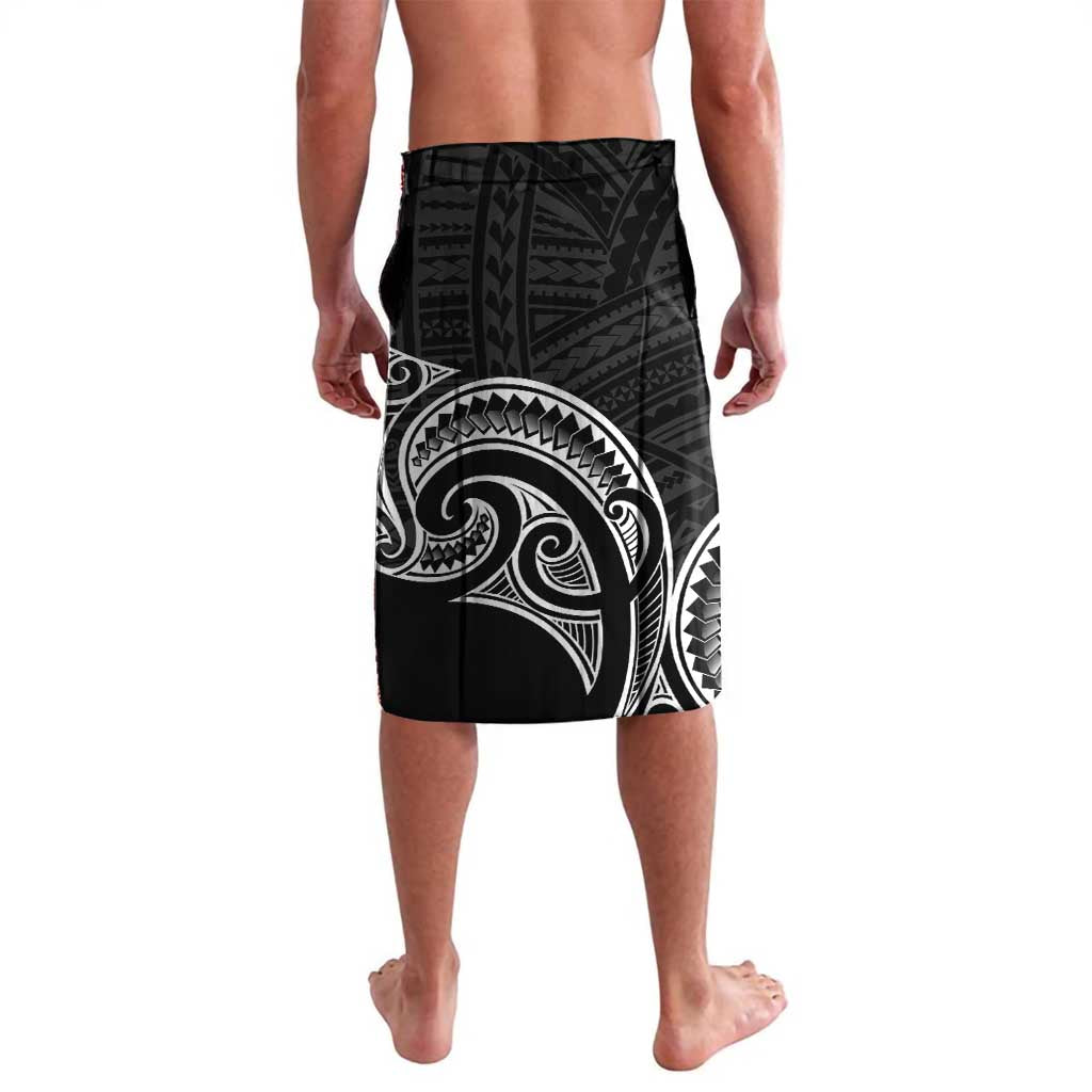 New Zealand Hammerhead Shark Lavalava Maori Haehae Mangopare Black - Vibe Hoodie