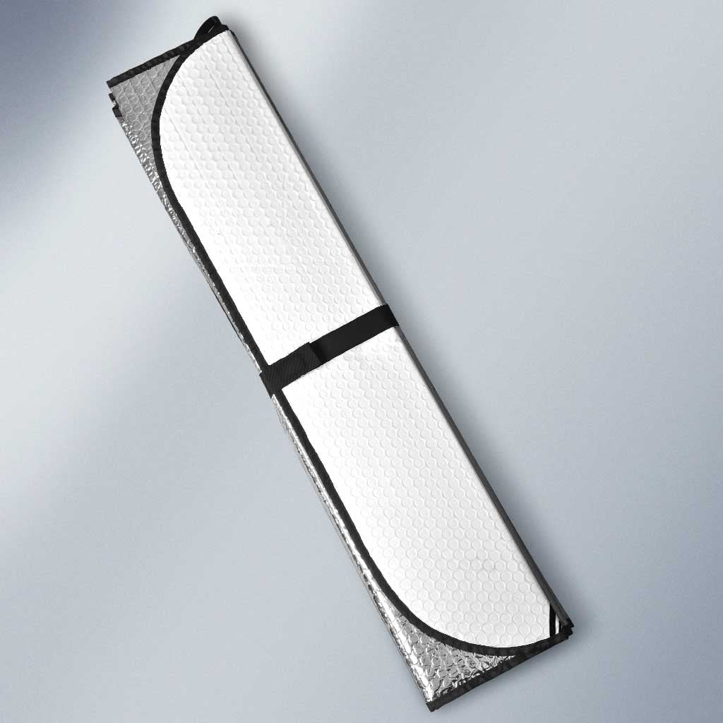 New Zealand Hammerhead Shark Auto Sun Shade Maori Haehae Mangopare White - Vibe Hoodie