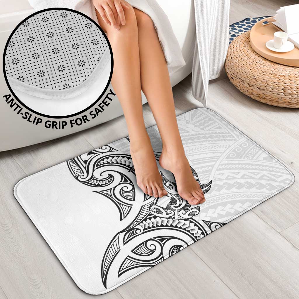 New Zealand Hammerhead Shark Bathroom Set Maori Haehae Mangopare White - Vibe Hoodie