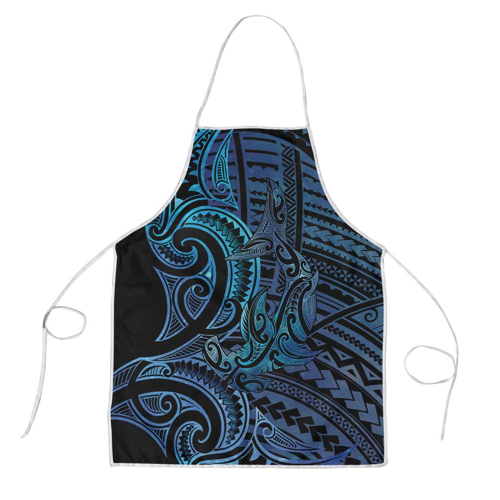 New Zealand Hammerhead Shark Apron Maori Haehae Mangopare Galaxy - Vibe Hoodie