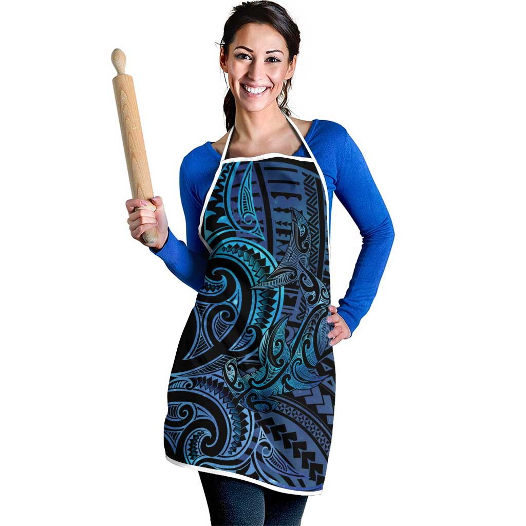 New Zealand Hammerhead Shark Apron Maori Haehae Mangopare Galaxy - Vibe Hoodie