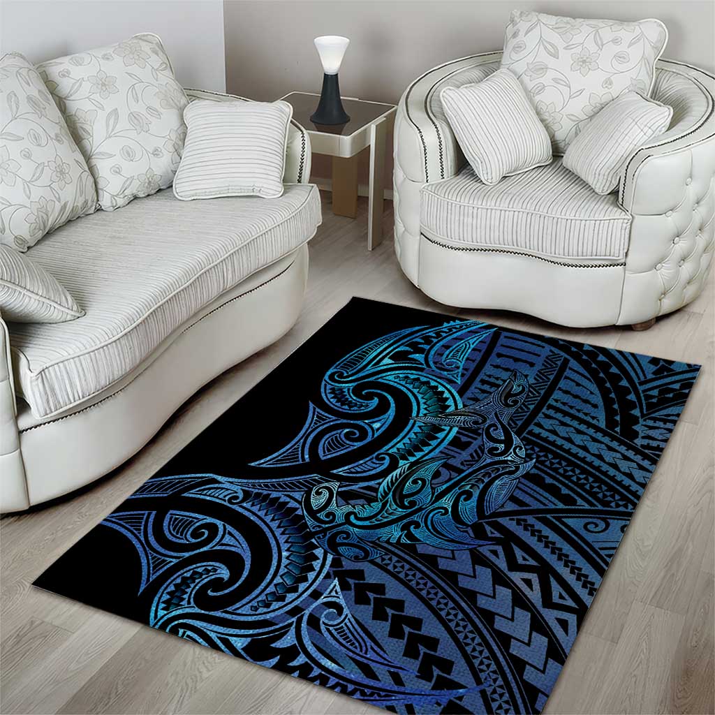 New Zealand Hammerhead Shark Area Rug Maori Haehae Mangopare Galaxy - Vibe Hoodie