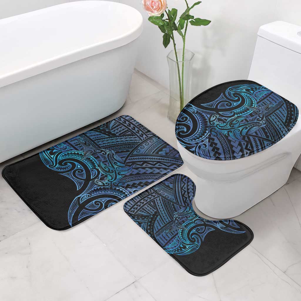 New Zealand Hammerhead Shark Bathroom Set Maori Haehae Mangopare Galaxy - Vibe Hoodie