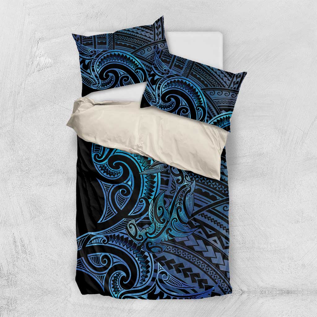 New Zealand Hammerhead Shark Bedding Set Maori Haehae Mangopare Galaxy - Vibe Hoodie