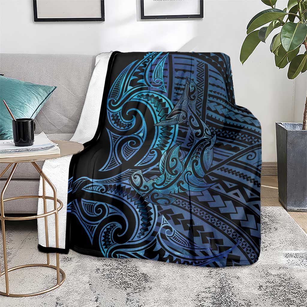 New Zealand Hammerhead Shark Blanket Maori Haehae Mangopare Galaxy - Vibe Hoodie