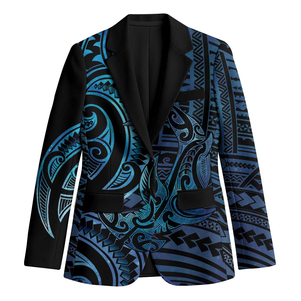 New Zealand Hammerhead Shark Blazer Maori Haehae Mangopare Galaxy - Vibe Hoodie