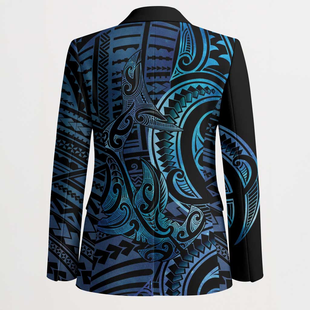 New Zealand Hammerhead Shark Blazer Maori Haehae Mangopare Galaxy - Vibe Hoodie