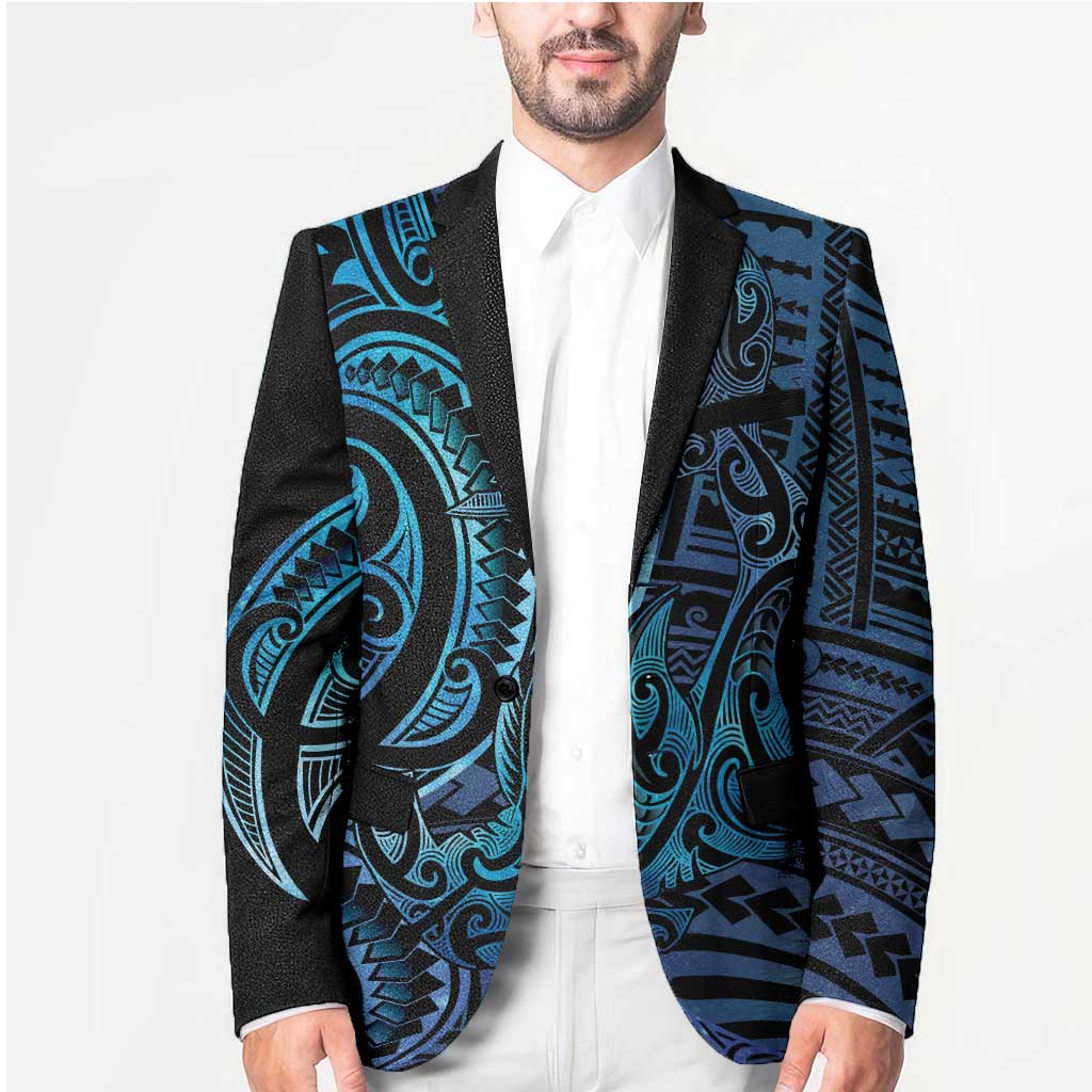 New Zealand Hammerhead Shark Blazer Maori Haehae Mangopare Galaxy - Vibe Hoodie