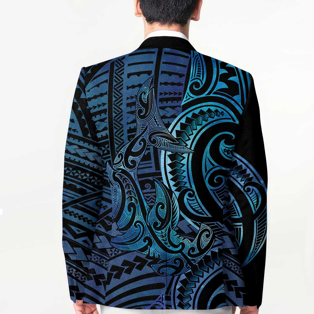 New Zealand Hammerhead Shark Blazer Maori Haehae Mangopare Galaxy - Vibe Hoodie