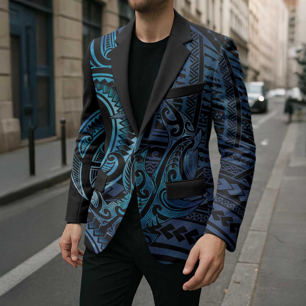 New Zealand Hammerhead Shark Blazer Maori Haehae Mangopare Galaxy - Vibe Hoodie