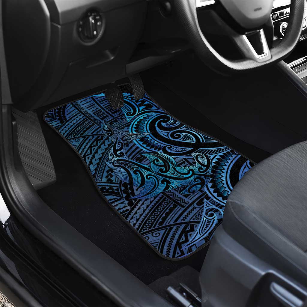 New Zealand Hammerhead Shark Car Mats Maori Haehae Mangopare Galaxy - Vibe Hoodie