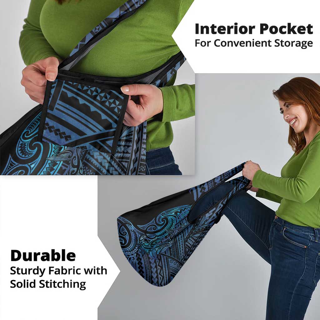 New Zealand Hammerhead Shark Grocery Bag Maori Haehae Mangopare Galaxy - Vibe Hoodie