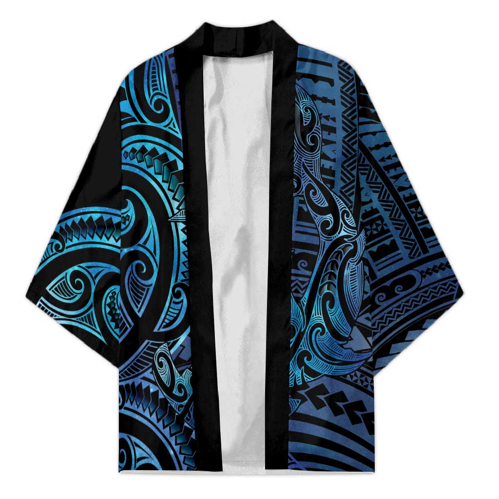New Zealand Hammerhead Shark Kimono Maori Haehae Mangopare Galaxy - Vibe Hoodie