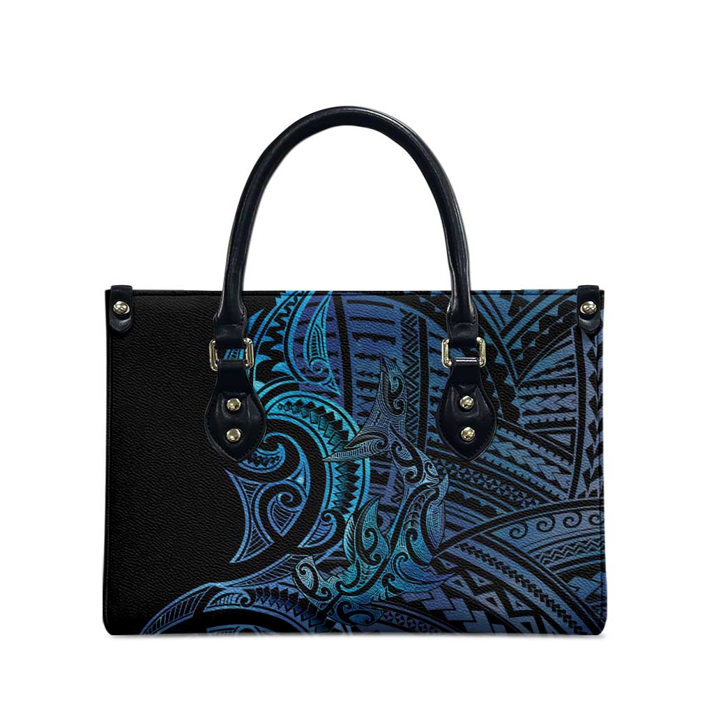 New Zealand Hammerhead Shark Leather Bag Maori Haehae Mangopare Galaxy - Vibe Hoodie