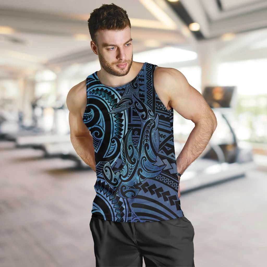 New Zealand Hammerhead Shark Men Tank Top Maori Haehae Mangopare Galaxy - Vibe Hoodie