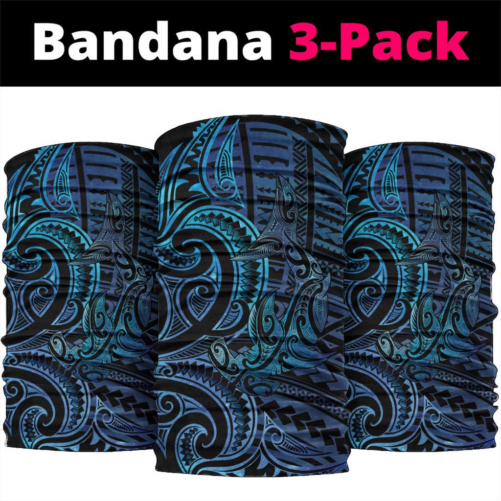 New Zealand Hammerhead Shark Neck Gaiter Maori Haehae Mangopare Galaxy - Vibe Hoodie