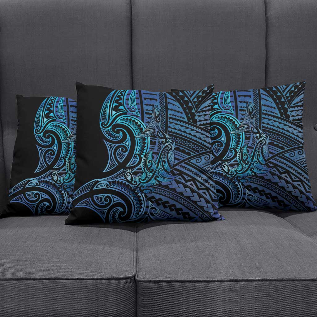 New Zealand Hammerhead Shark Pillow Cover Maori Haehae Mangopare Galaxy - Vibe Hoodie