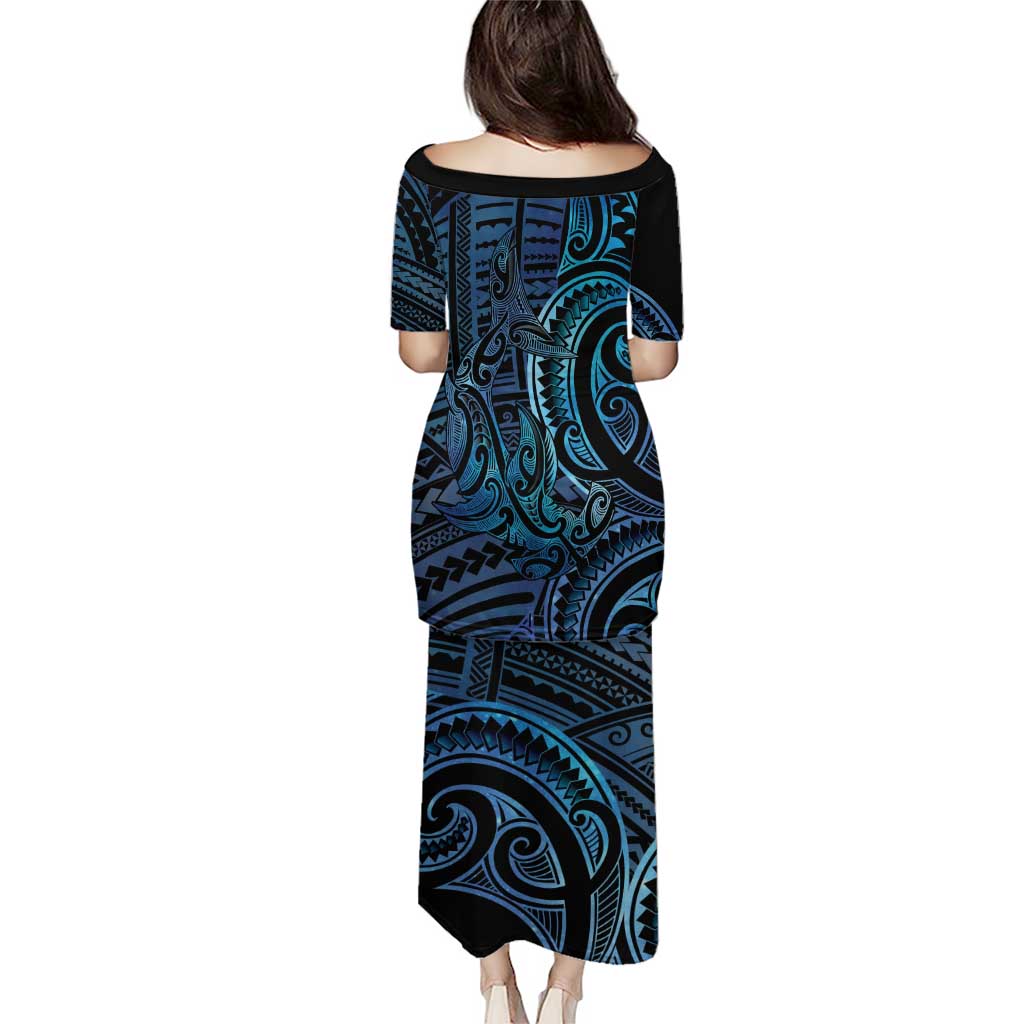 New Zealand Hammerhead Shark Puletasi Maori Haehae Mangopare Galaxy - Vibe Hoodie