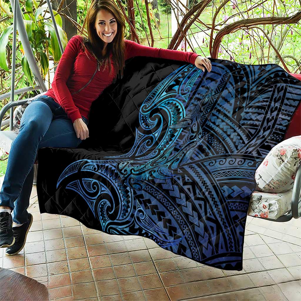 New Zealand Hammerhead Shark Quilt Maori Haehae Mangopare Galaxy - Vibe Hoodie