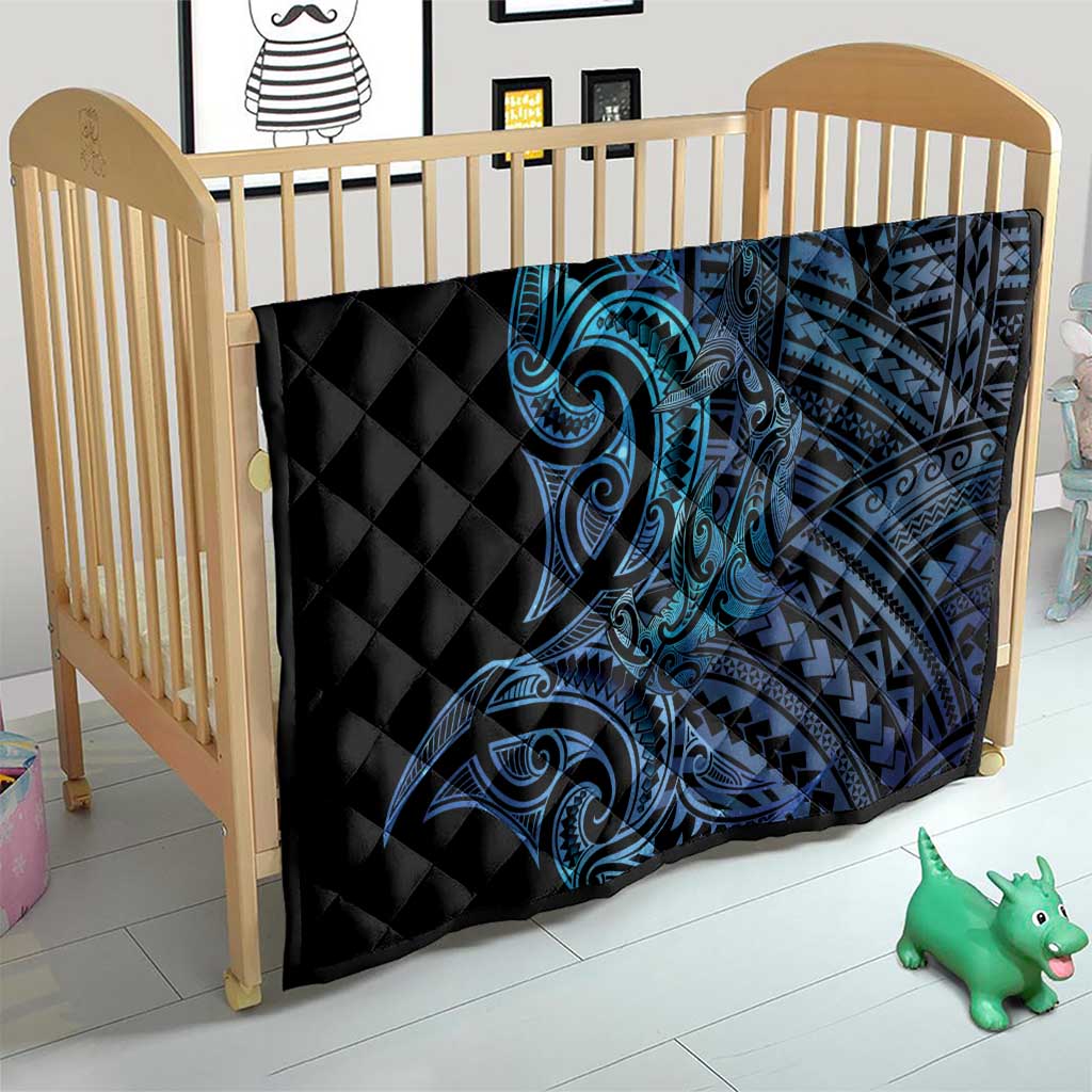 New Zealand Hammerhead Shark Quilt Maori Haehae Mangopare Galaxy - Vibe Hoodie