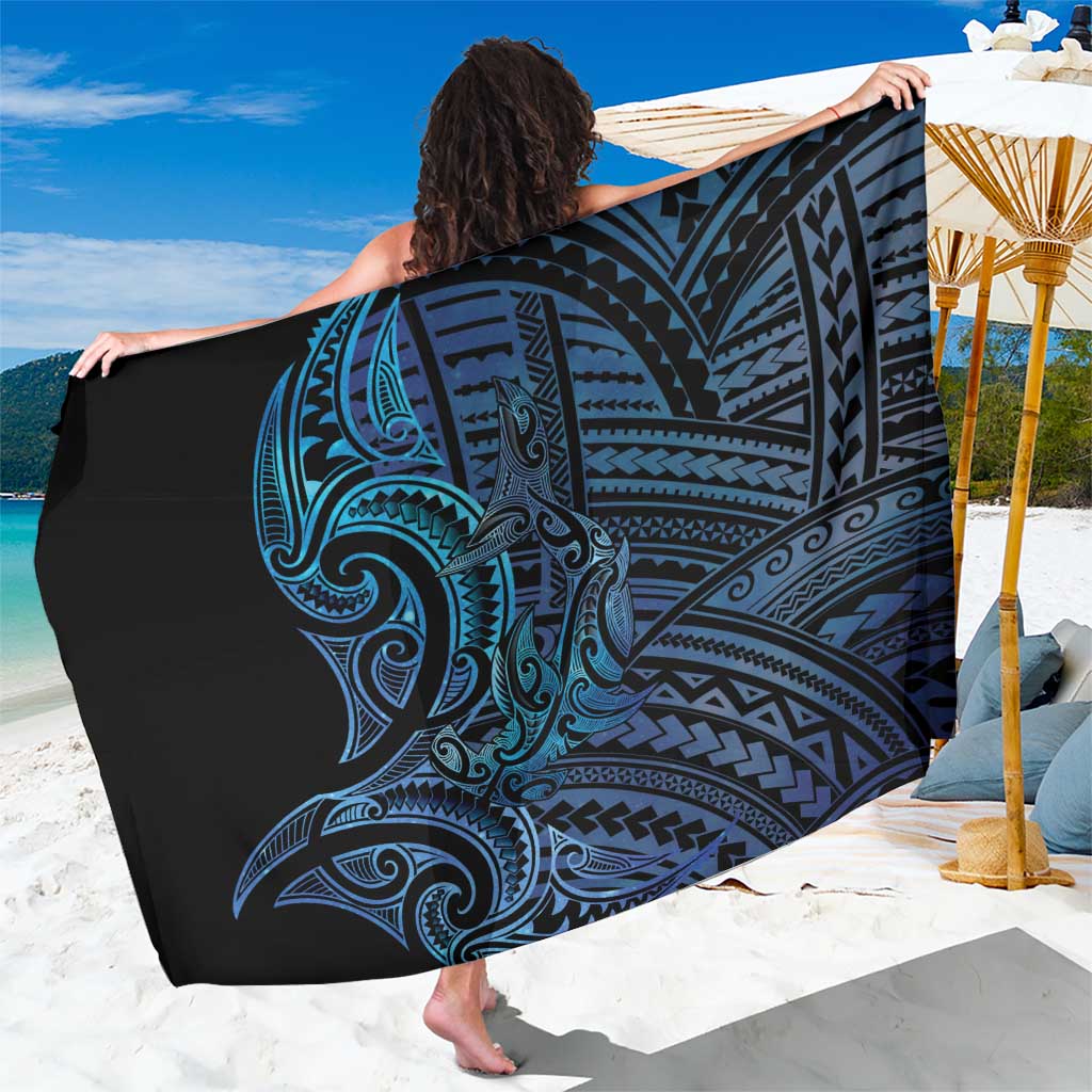 New Zealand Hammerhead Shark Sarong Maori Haehae Mangopare Galaxy - Vibe Hoodie