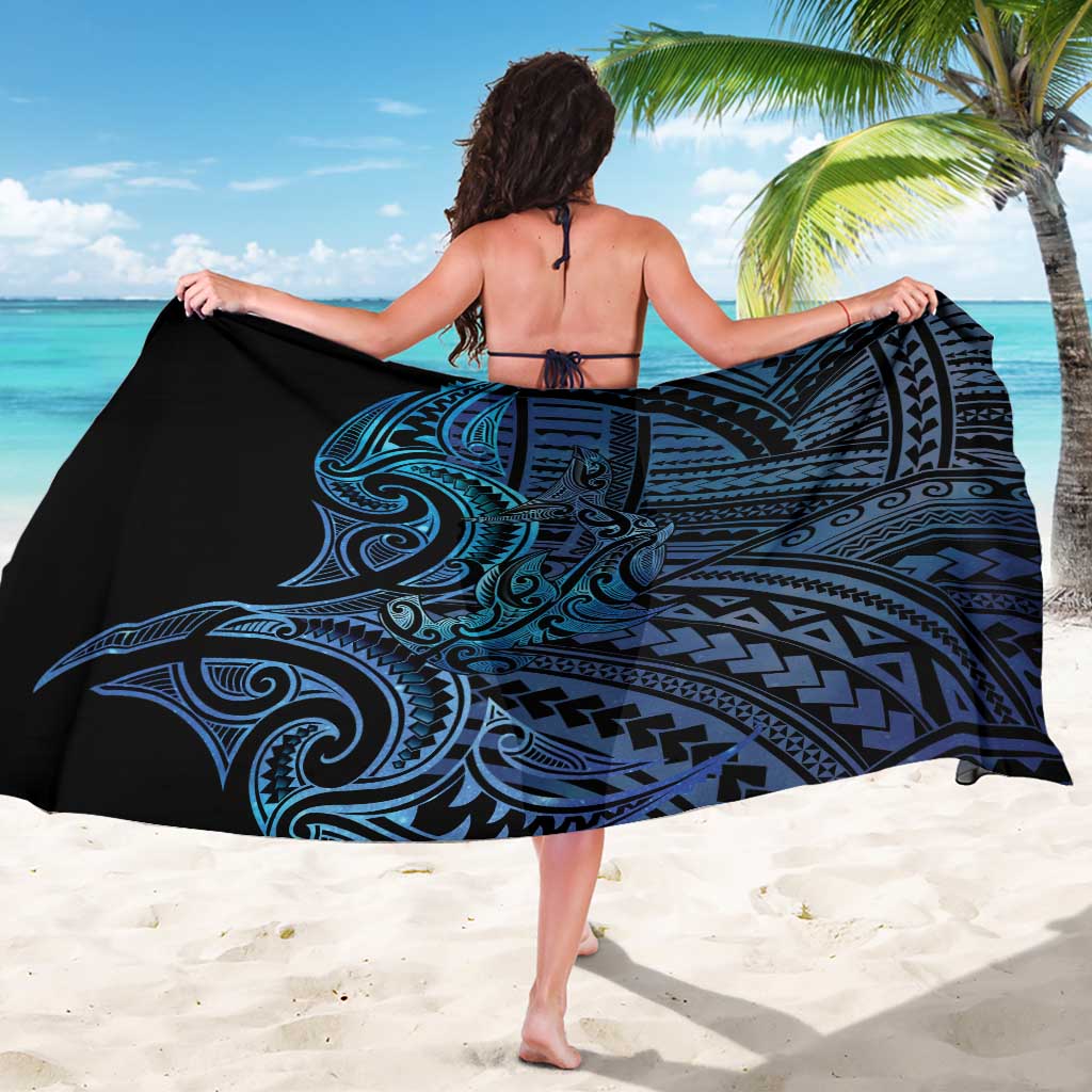 New Zealand Hammerhead Shark Sarong Maori Haehae Mangopare Galaxy - Vibe Hoodie