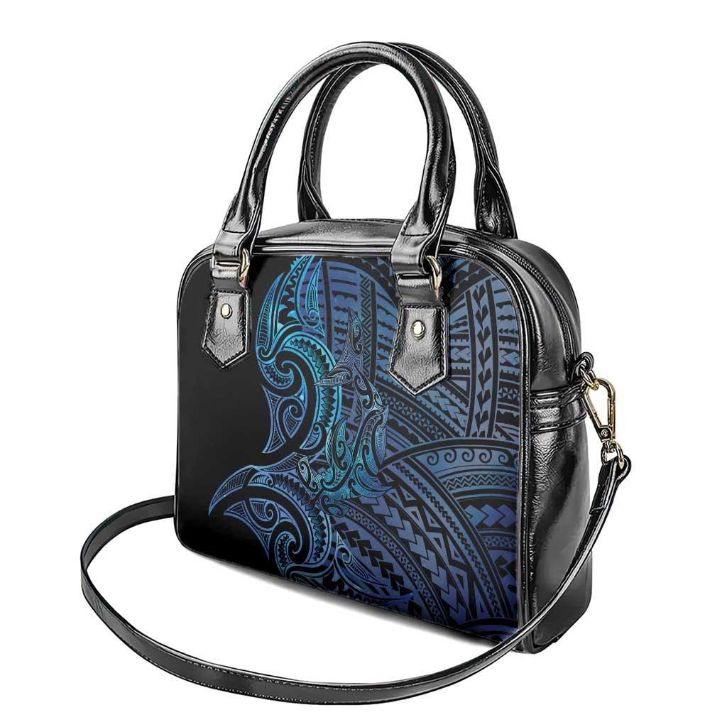New Zealand Hammerhead Shark Shoulder Handbag Maori Haehae Mangopare Galaxy - Vibe Hoodie