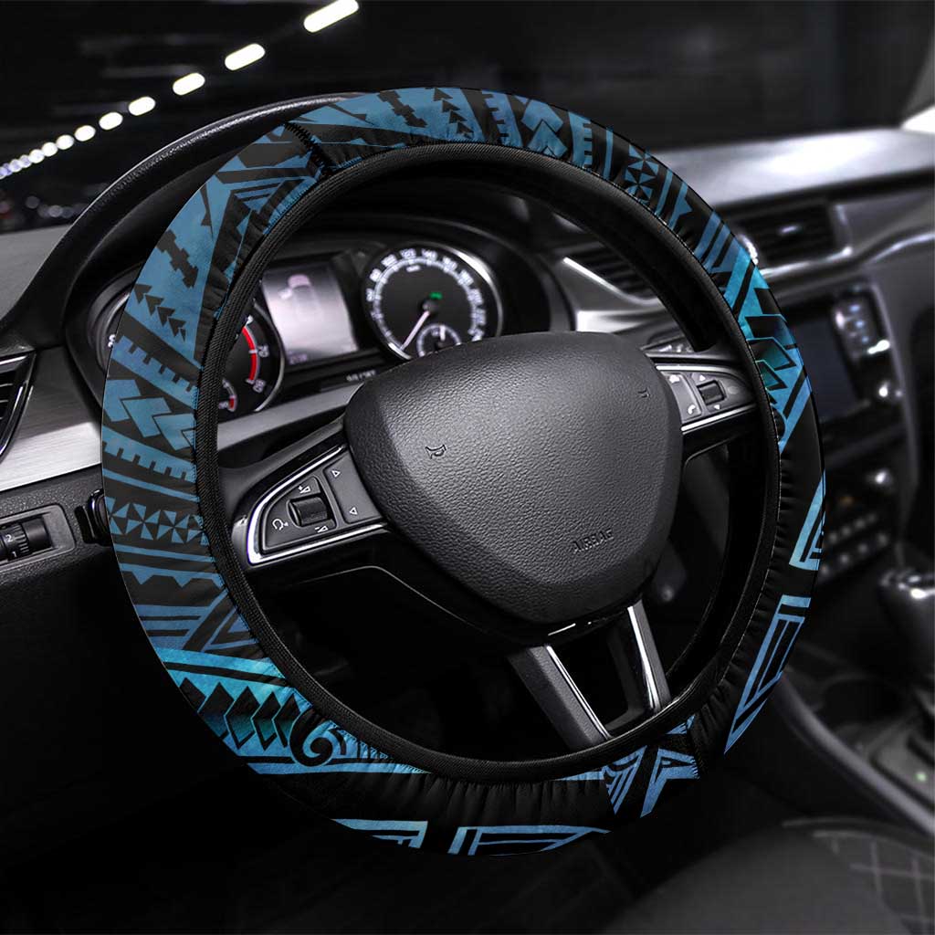 New Zealand Hammerhead Shark Steering Wheel Cover Maori Haehae Mangopare Galaxy - Vibe Hoodie