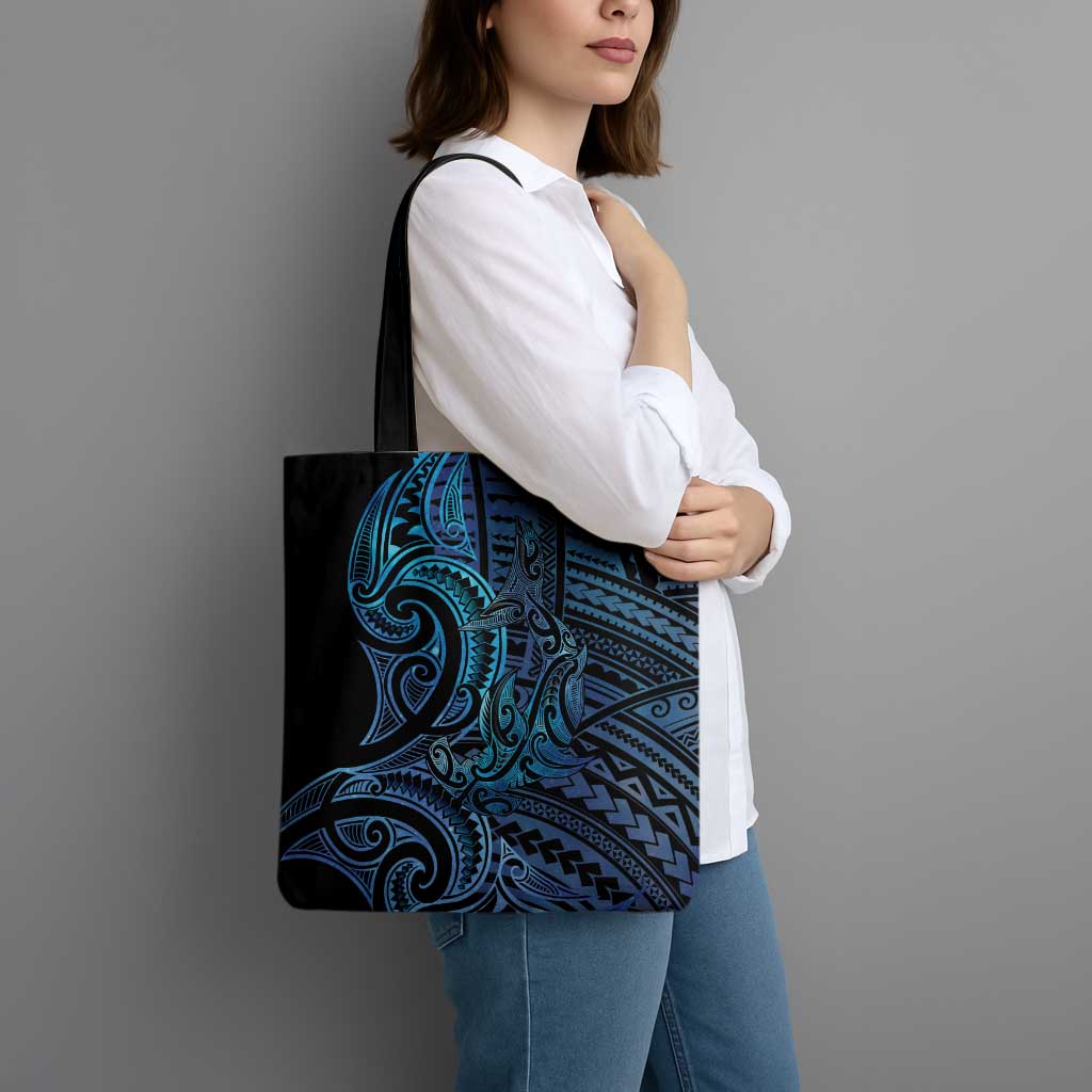 New Zealand Hammerhead Shark Tote Bag Maori Haehae Mangopare Galaxy - Vibe Hoodie