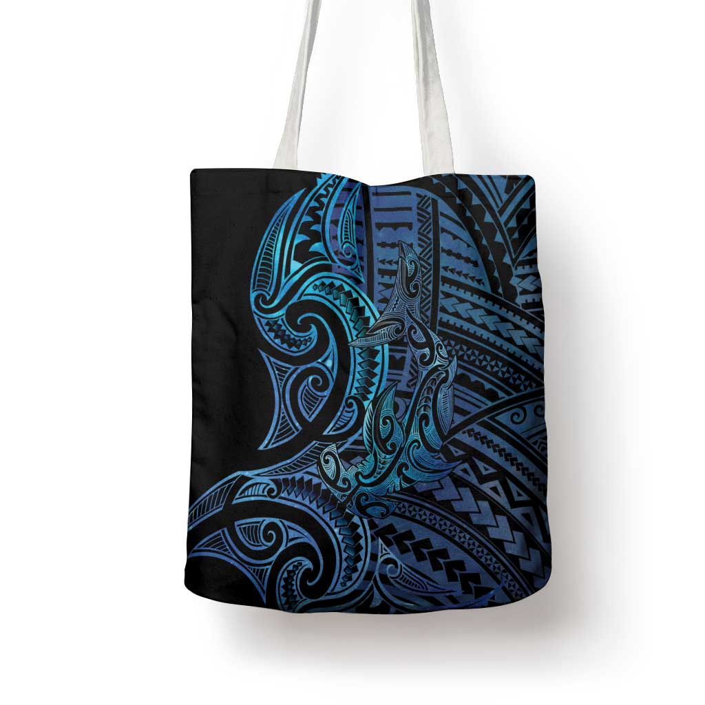 New Zealand Hammerhead Shark Tote Bag Maori Haehae Mangopare Galaxy - Vibe Hoodie