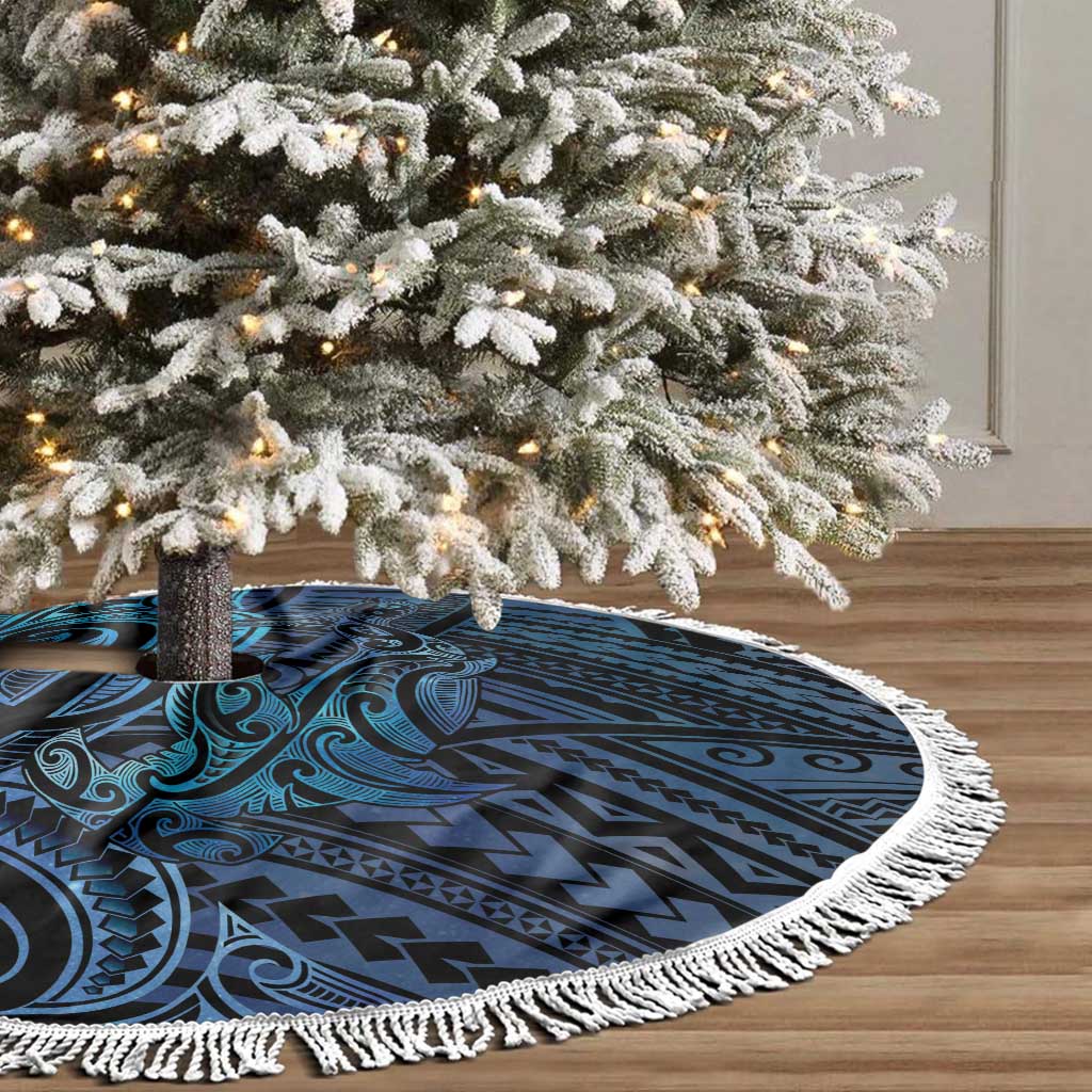 New Zealand Hammerhead Shark Tree Skirt Maori Haehae Mangopare Galaxy - Vibe Hoodie
