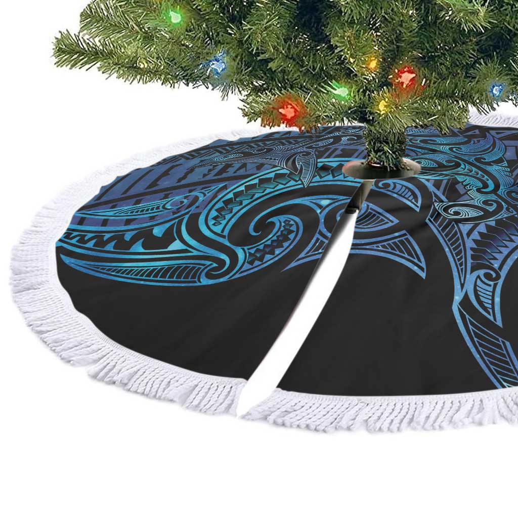 New Zealand Hammerhead Shark Tree Skirt Maori Haehae Mangopare Galaxy - Vibe Hoodie