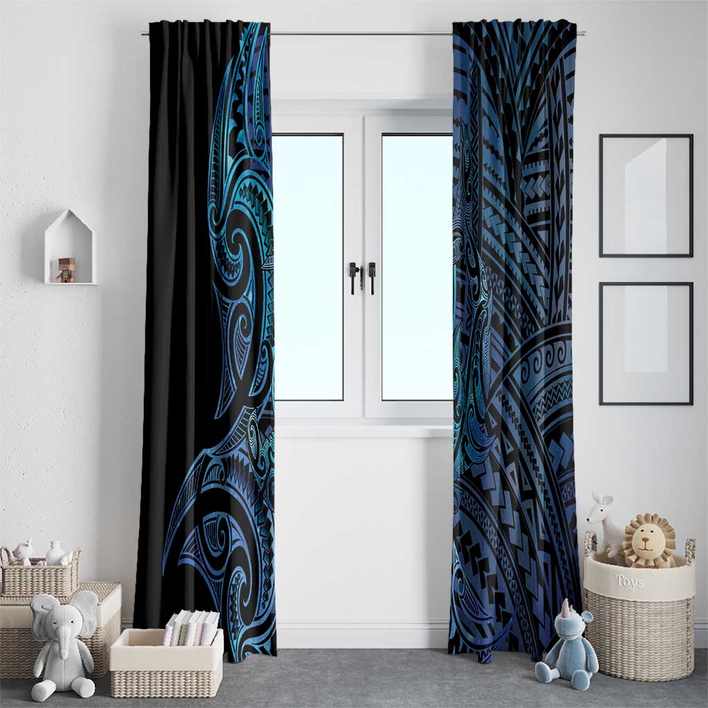 New Zealand Hammerhead Shark Window Curtain Maori Haehae Mangopare Galaxy - Vibe Hoodie