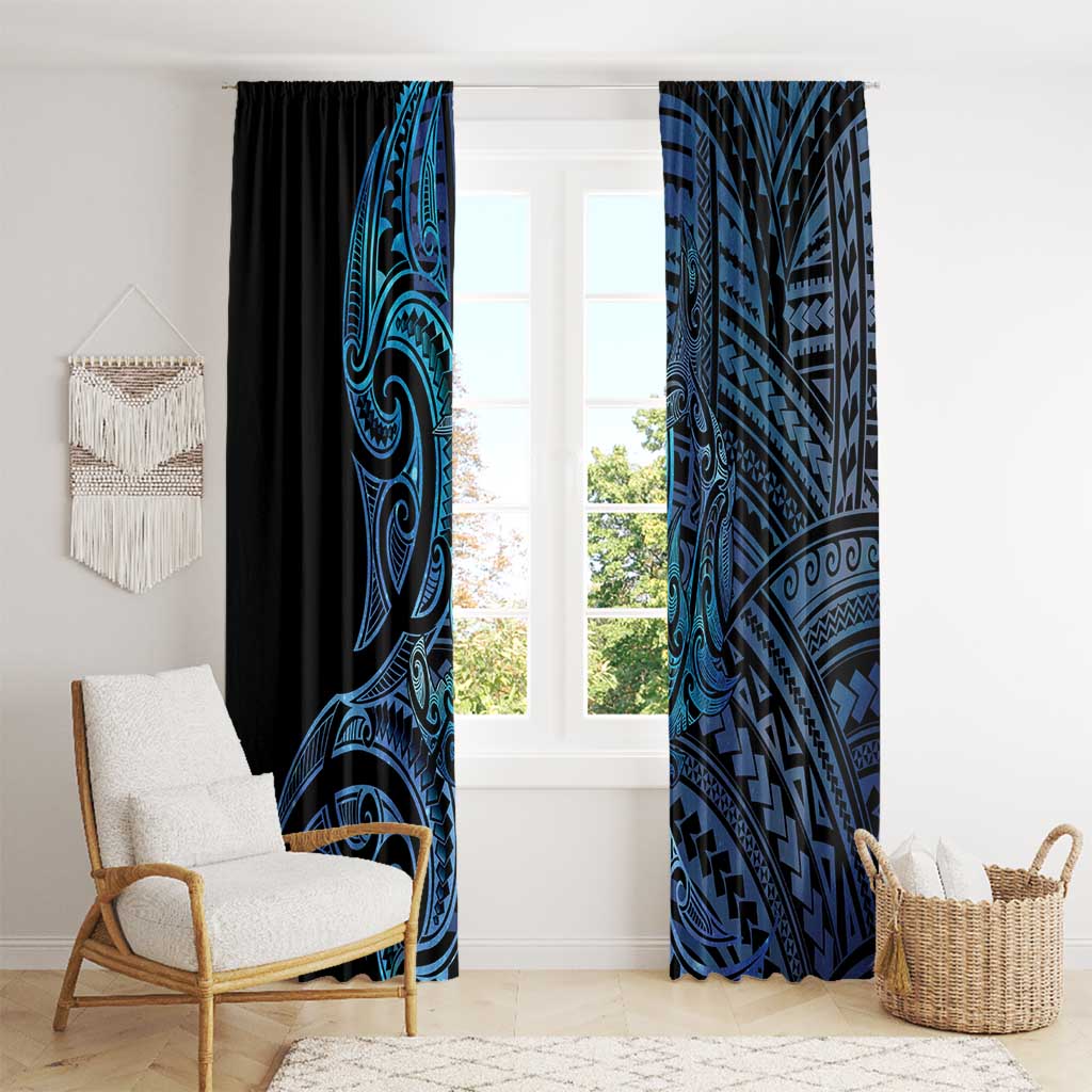 New Zealand Hammerhead Shark Window Curtain Maori Haehae Mangopare Galaxy - Vibe Hoodie