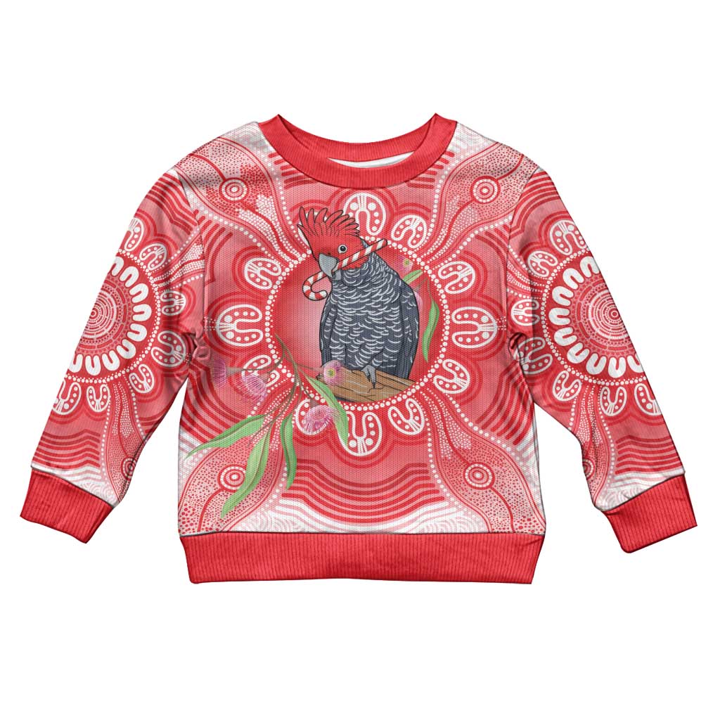 Australia Gang-gang Cockatoo Christmas Kid Ugly Christmas Sweater Eucalyptus Blossoms Aboriginal Merry Xmas - Vibe Hoodie