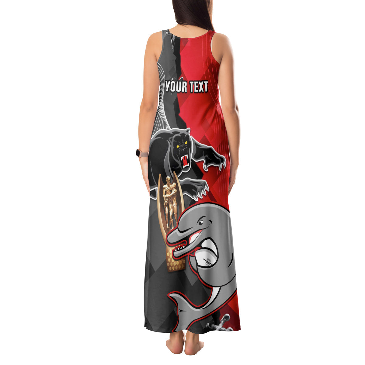 personalised-panthers-and-dolphins-tank-maxi-dress-sporty-version