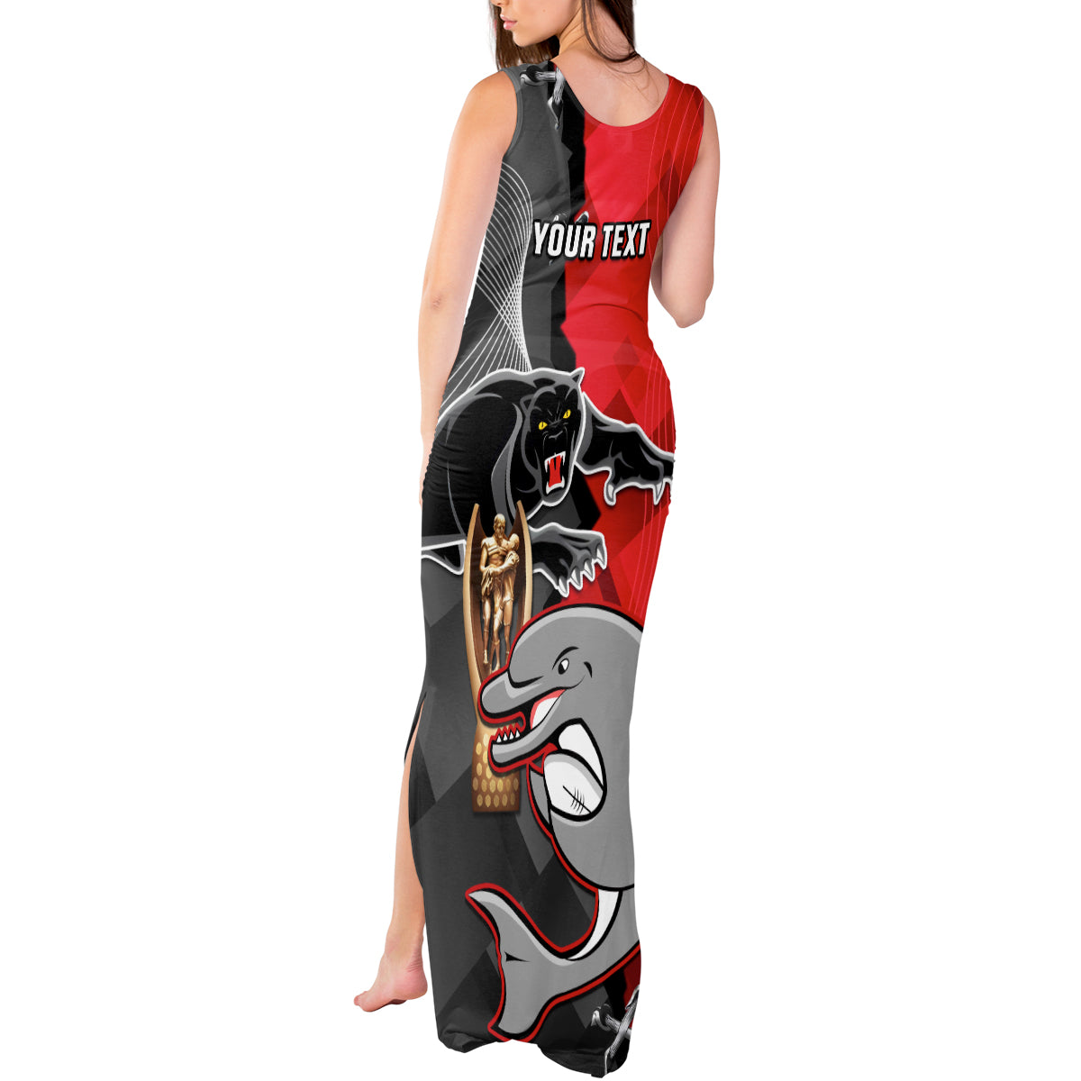 personalised-panthers-and-dolphins-tank-maxi-dress-sporty-version