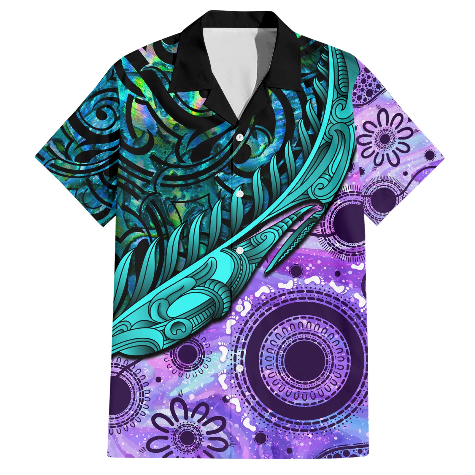 New Zealand Paua Shell With Australia Opal Unique Combine Hawaiian Shirt - Vibe Hoodie Shop