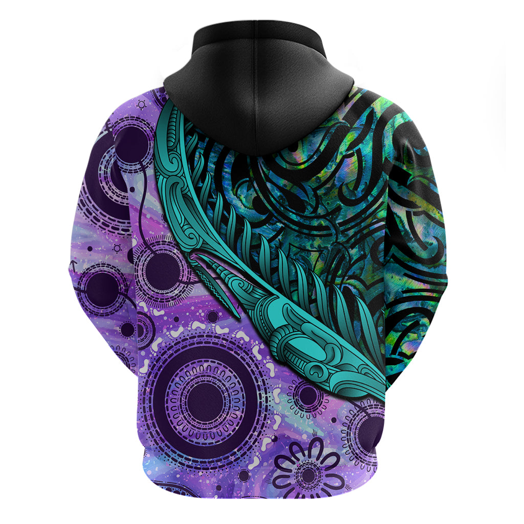 New Zealand Paua Shell With Australia Opal Unique Combine Hoodie - Vibe Hoodie Shop