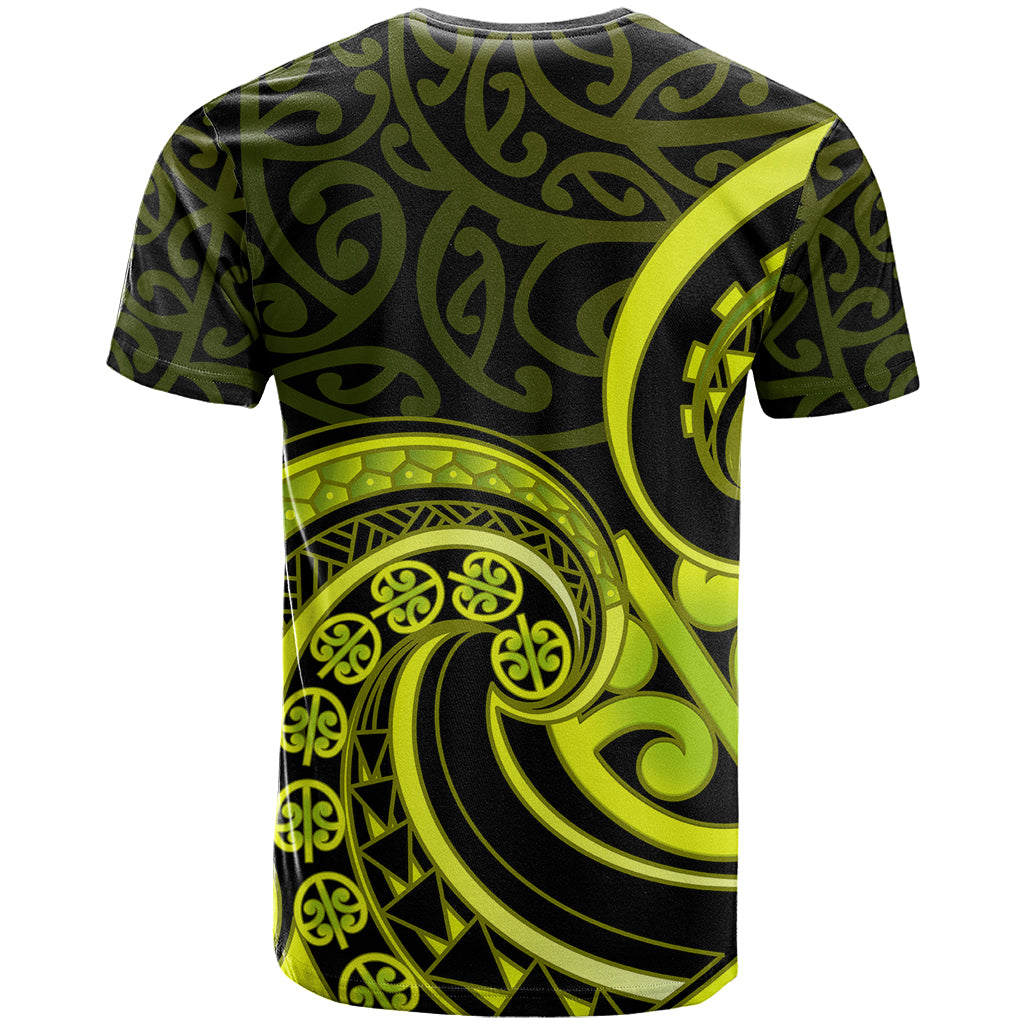 Lime Green New Zealand Mangopare T Shirt Aotearoa Maori Koru Style - Vibe Hoodie Shop