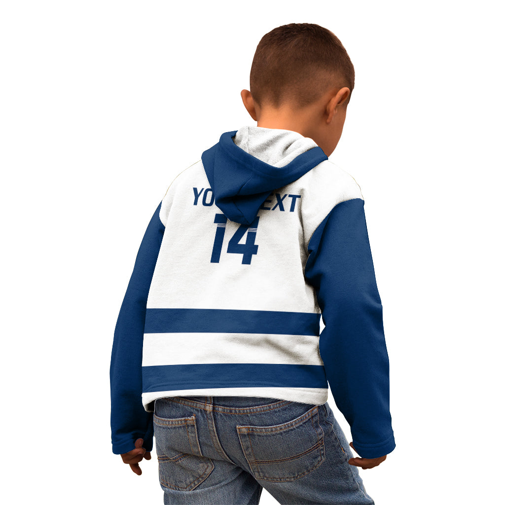 Personalised Geelong Football 2023 Kid Hoodie Go Cats White Sporty Style - Vibe Hoodie Shop