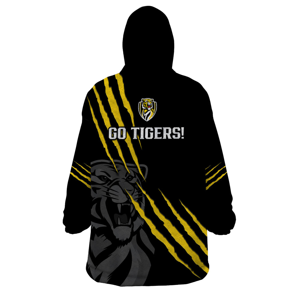 Richmond Football 2023 Wearable Blanket Hoodie Go Tigers Sporty Style - Vibe Hoodie Shop