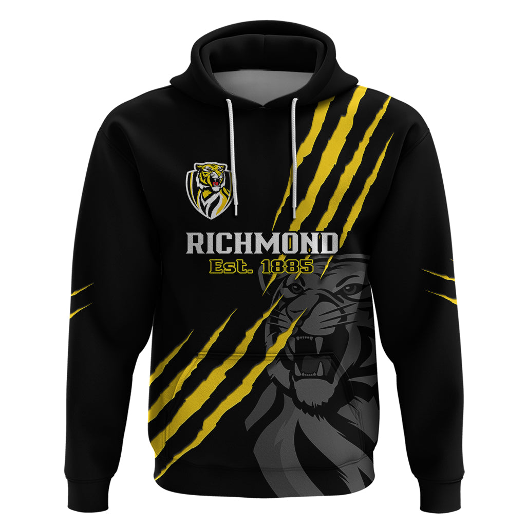 Personalised Richmond Football 2023 Hoodie Go Tigers Sporty Style - Vibe Hoodie Shop