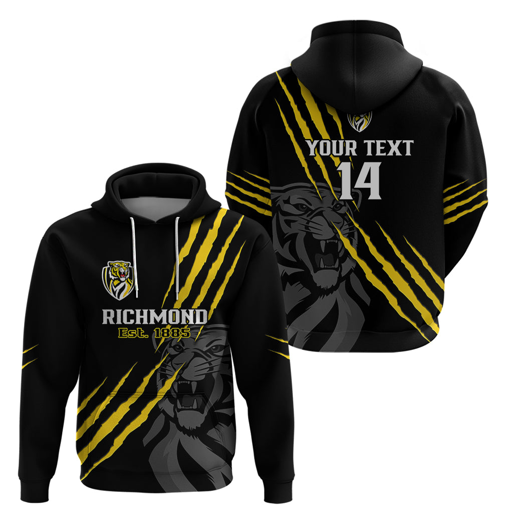 Personalised Richmond Football 2023 Hoodie Go Tigers Sporty Style - Vibe Hoodie Shop