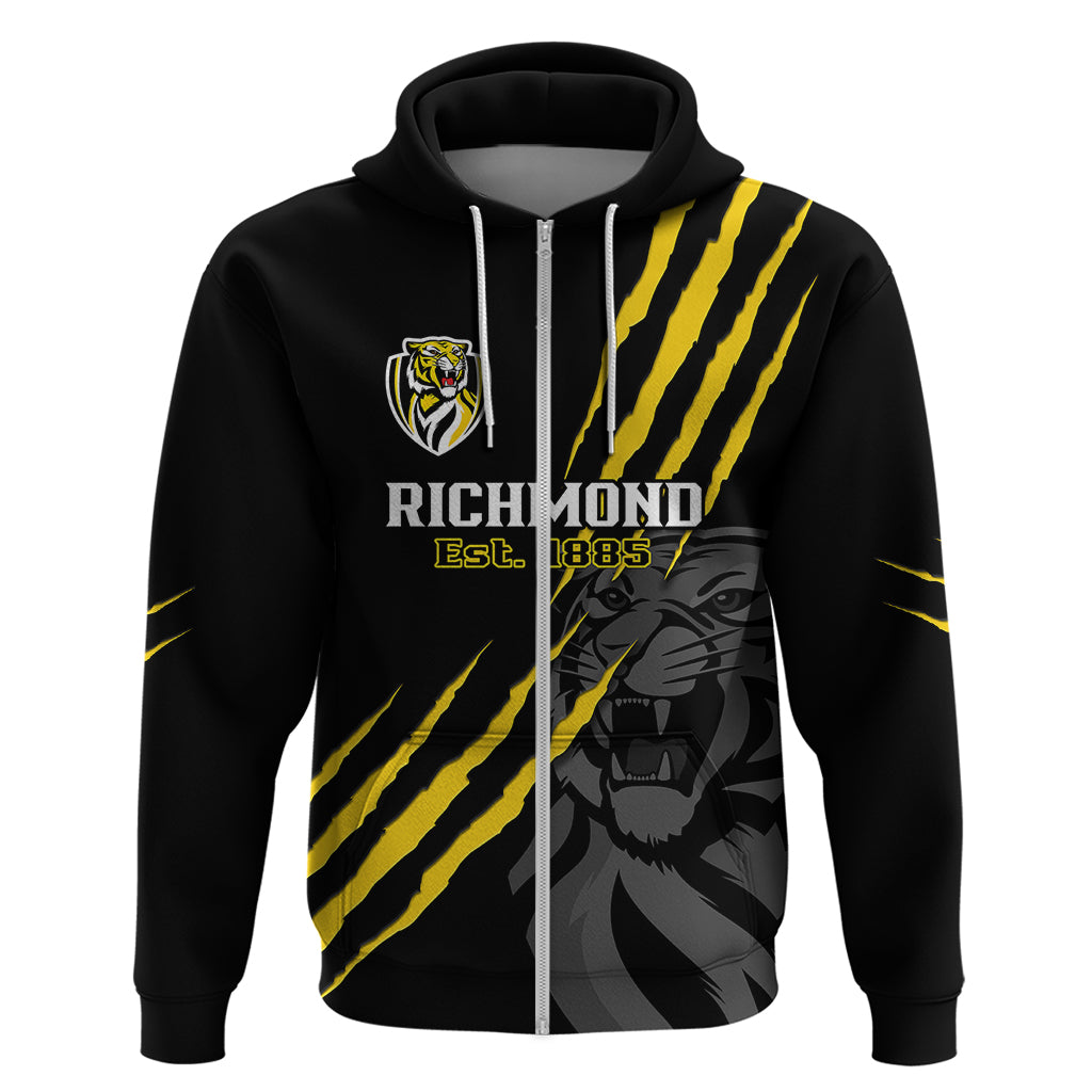 Personalised Richmond Football 2023 Hoodie Go Tigers Sporty Style - Vibe Hoodie Shop