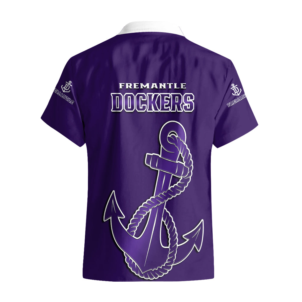 Fremantle Dockers Football 2023 Hawaiian Shirt Go Freo Sporty Version 01 - Vibe Hoodie Shop